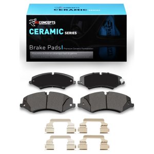 Land Rover Discovery Brake Pads - Front - R1 Concepts - R1 Ceramic Pads - Ceramic - `10-`17
